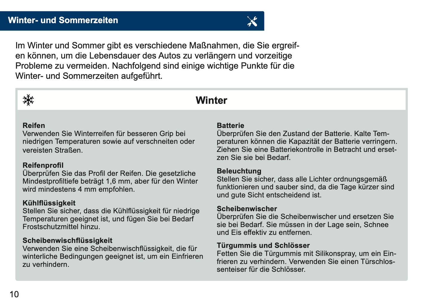 Citroën Maintenance Book | German