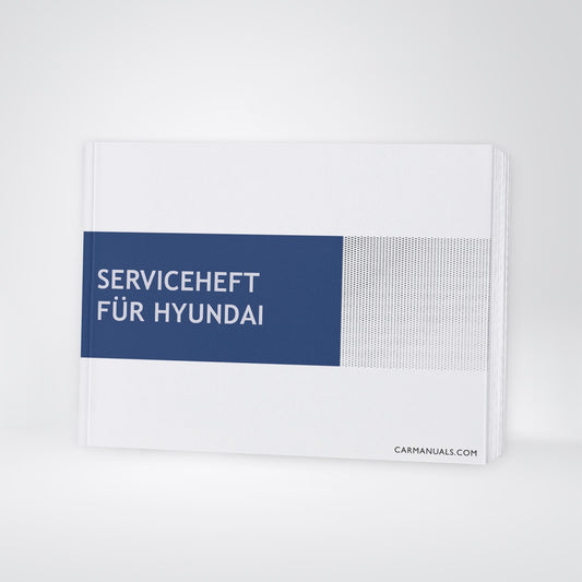 Serviceheft Hyundai | Deutsch