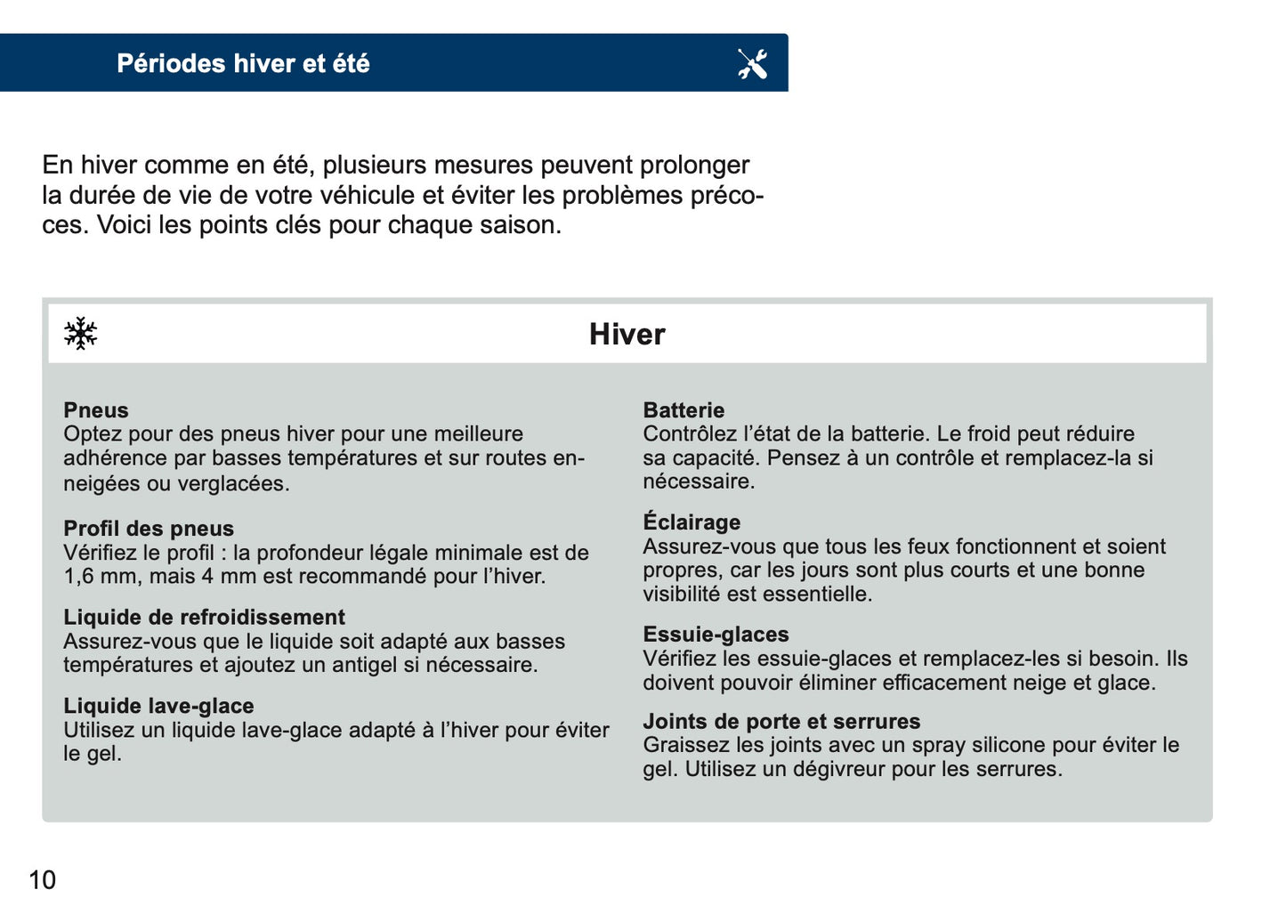 Hyundai Maintenance Book | French