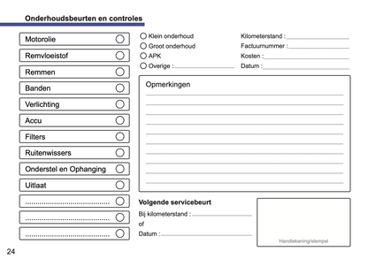 Hyundai Maintenance Book | Dutch