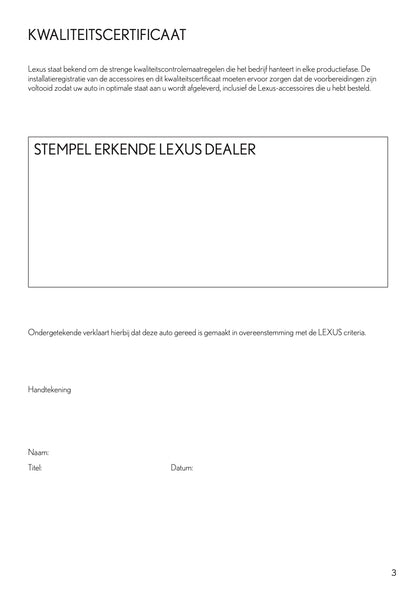 2022 Lexus Maintenance Book | Dutch