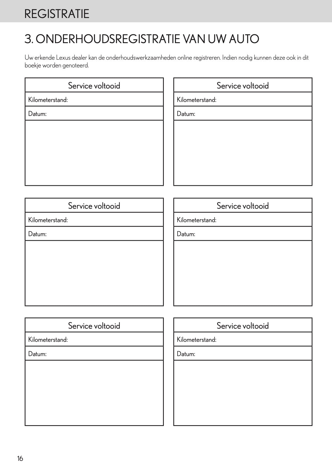 2024 Lexus Maintenance Book | Dutch