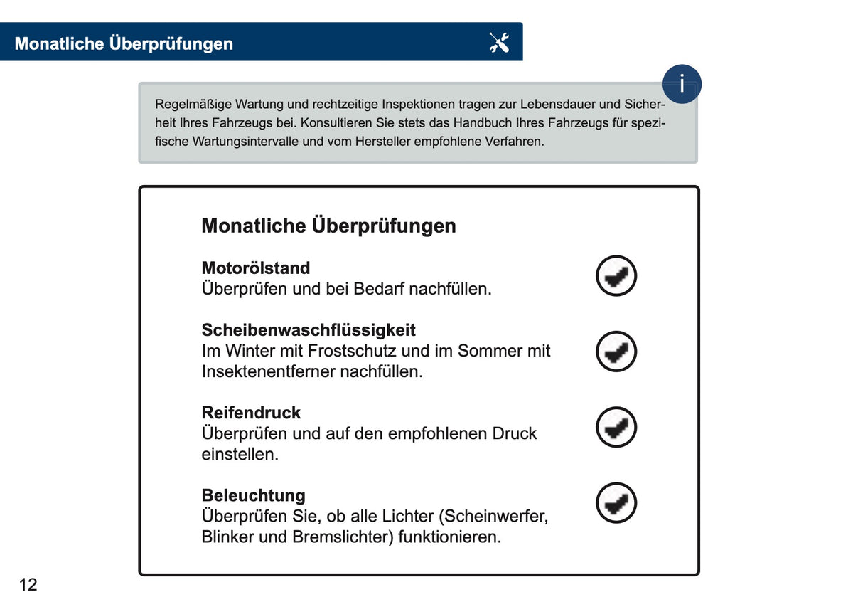 Lexus Maintenance Book | German