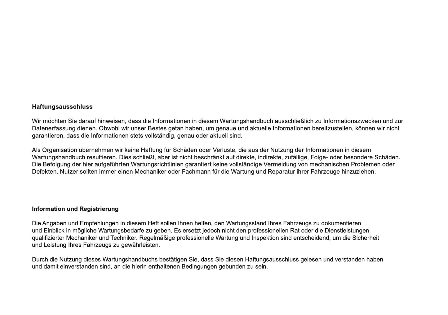 Lexus Maintenance Book | German