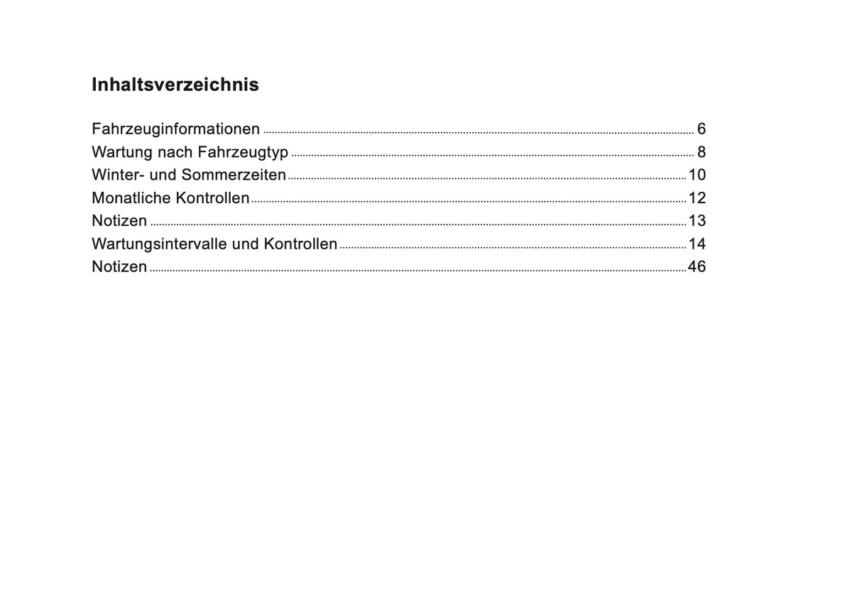 Lexus Maintenance Book | German
