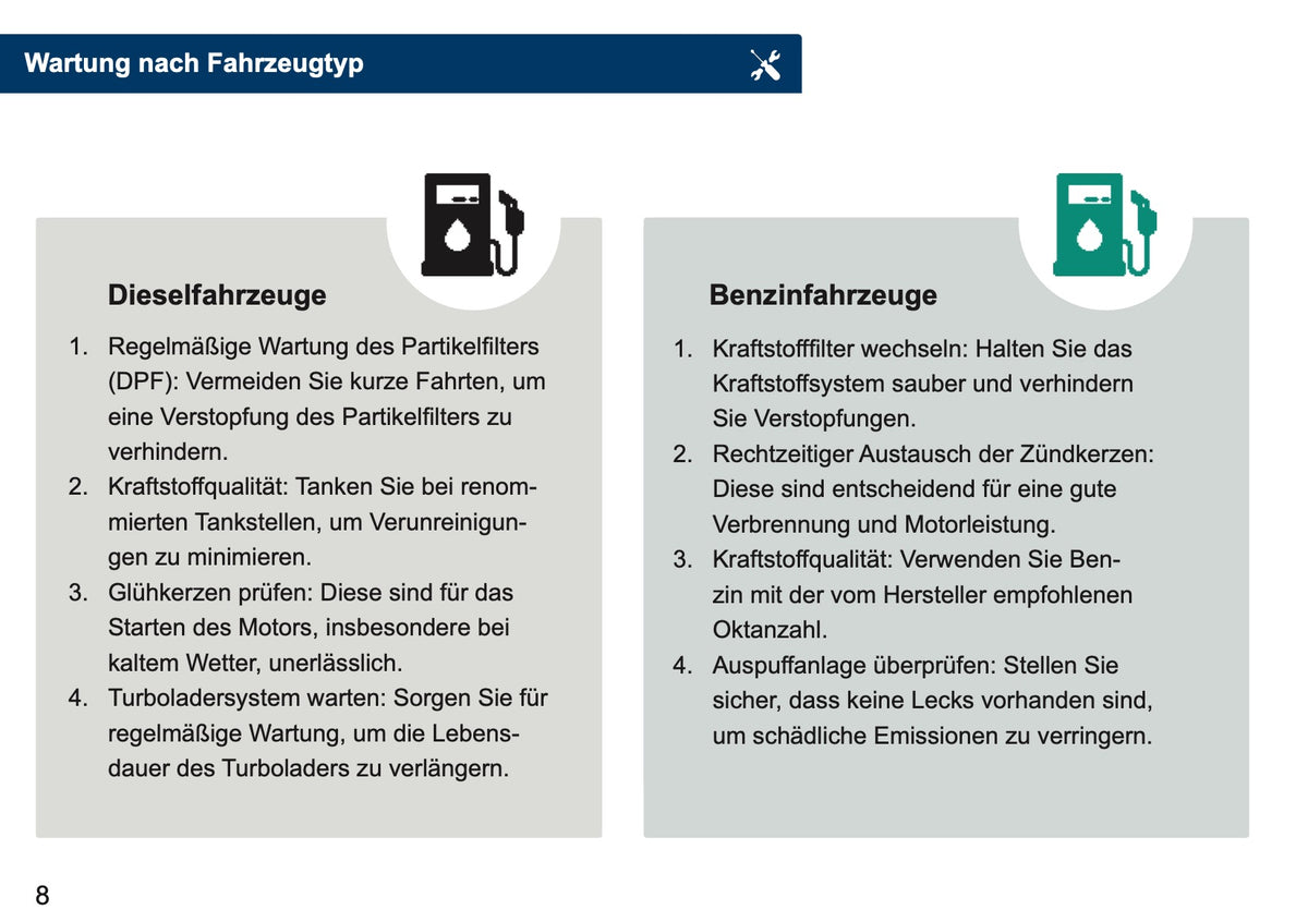 Lexus Maintenance Book | German