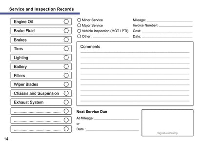 Land Rover Maintenance Book | English