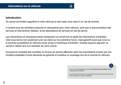 Land Rover Maintenance Book | French