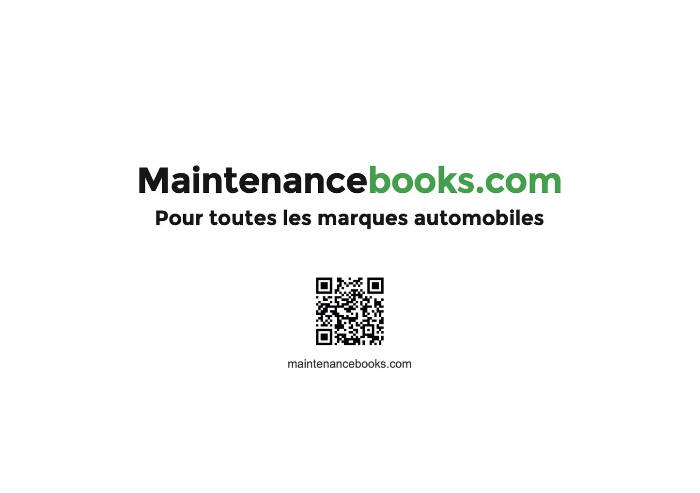 Mercedes-Benz Maintenance Book | French