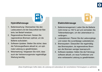 Serviceheft Mini | Deutsch