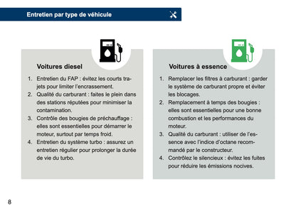 Mazda Maintenance Book | French