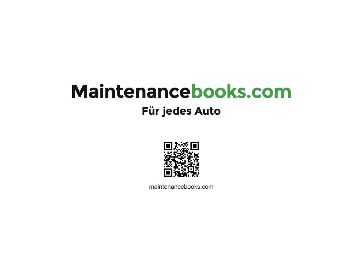 Opel Maintenance Book | German
