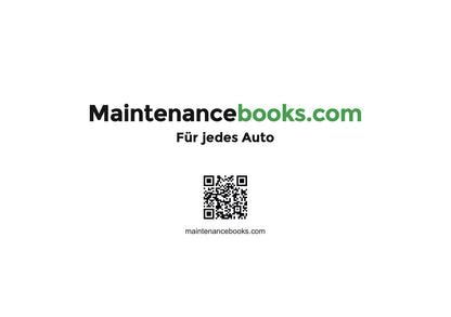 Opel Maintenance Book | German