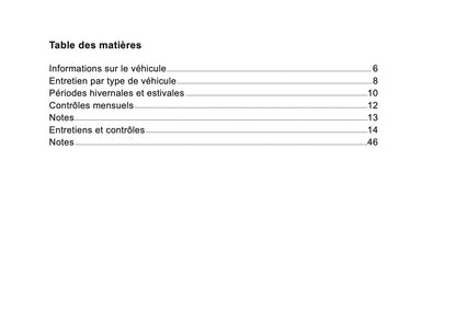 Opel Maintenance Book | French