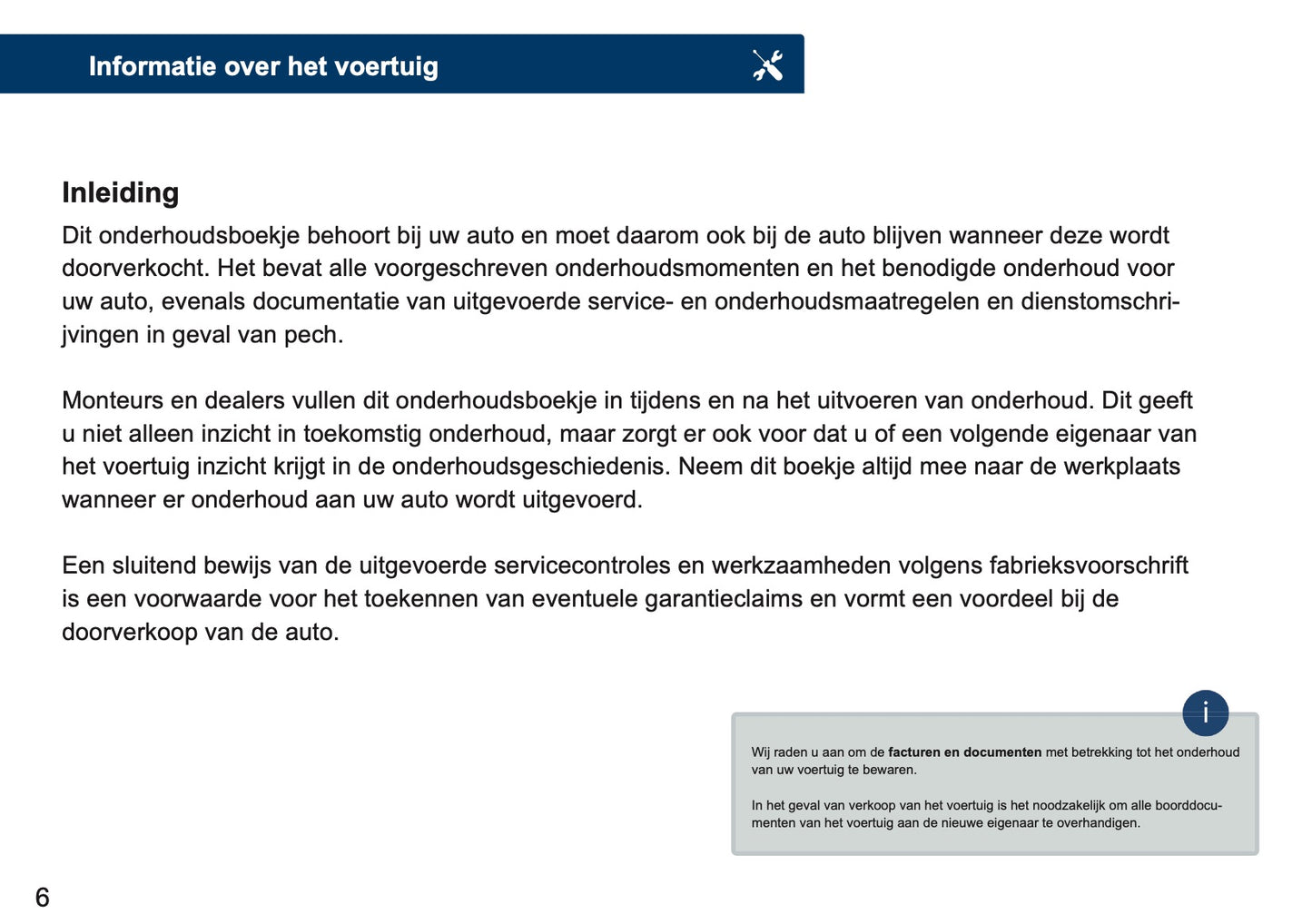 Peugeot Maintenance Book | Dutch
