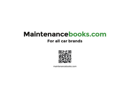 Skoda Maintenance Book | English