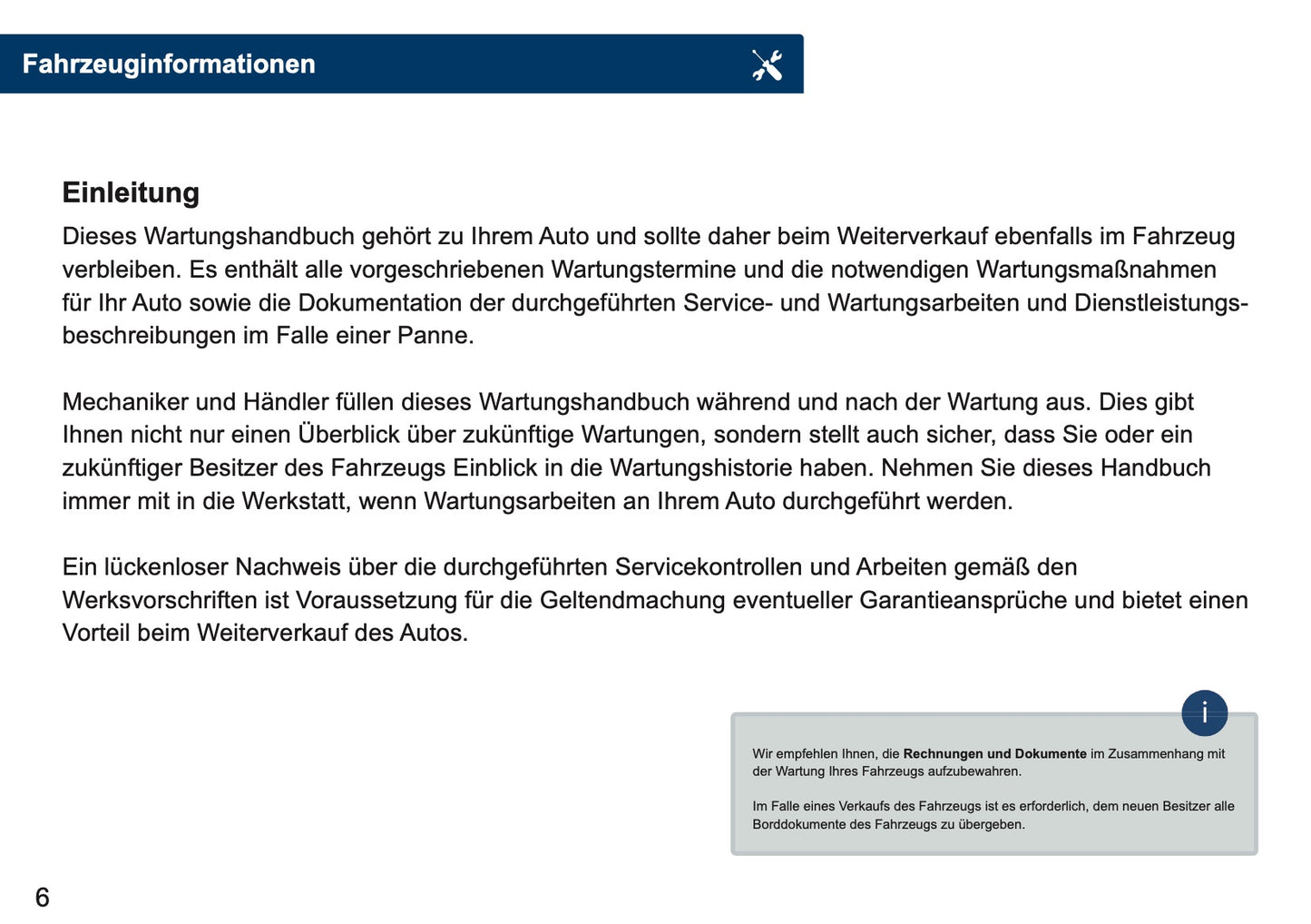Serviceheft Toyota | Deutsch