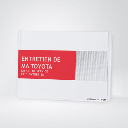Toyota Maintenance Book | French