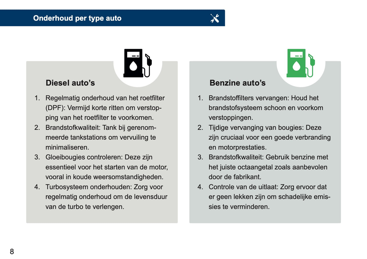 Toyota Maintenance Book | Dutch