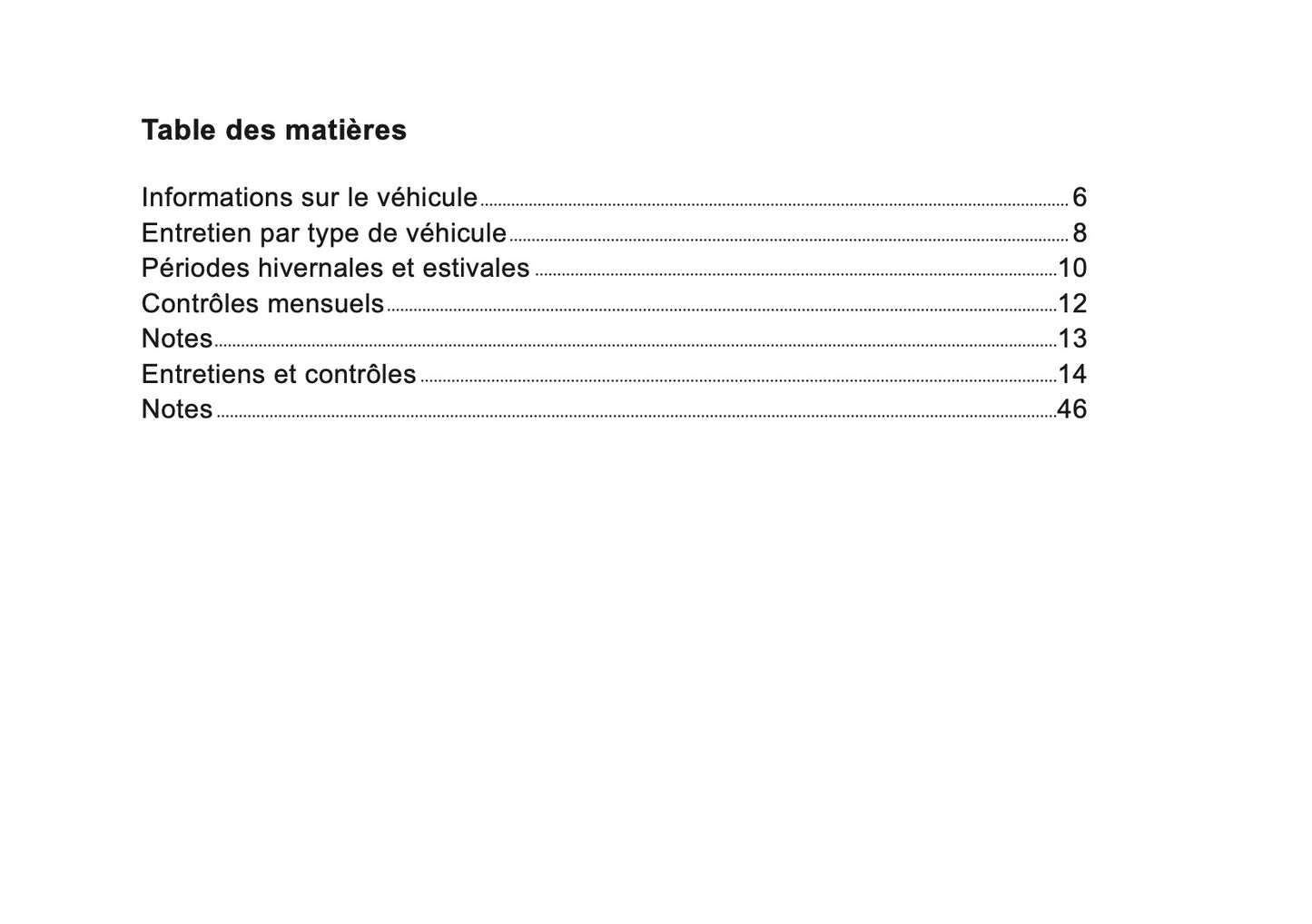 Volvo Maintenance Book | French