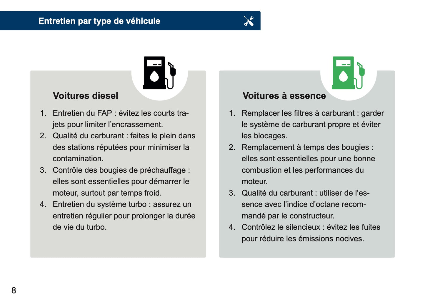 Volvo Maintenance Book | French