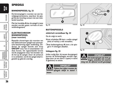 2010-2011 Abarth 500 Owner's Manual | Dutch