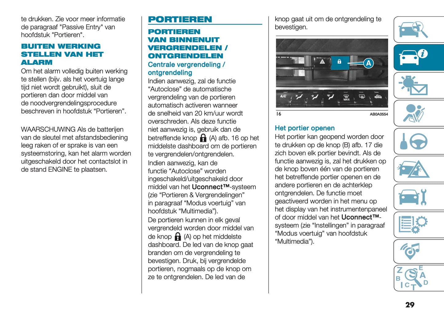 2024-2025 Abarth 500e Owner's Manual | Dutch