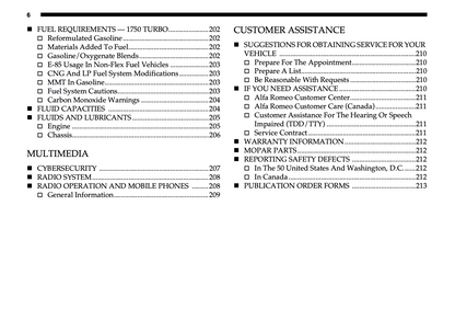 2020 Alfa Romeo 4C Spider Owner's Manual | English