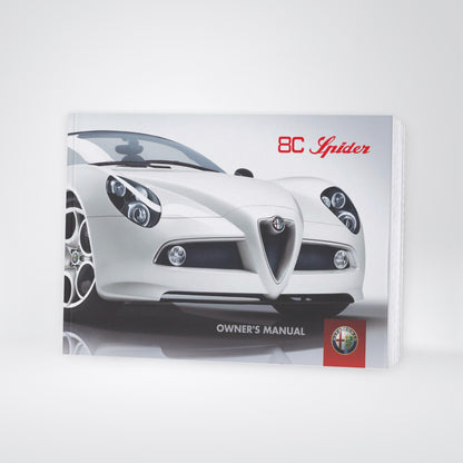 2009-2010 Alfa Romeo 8C Spider Owner's Manual | English