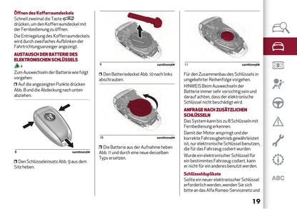 2020-2021 Alfa Romeo Giulia Bedienungsanleitung | Deutsch