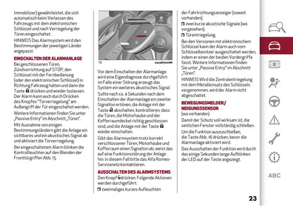 2020-2021 Alfa Romeo Giulia Bedienungsanleitung | Deutsch