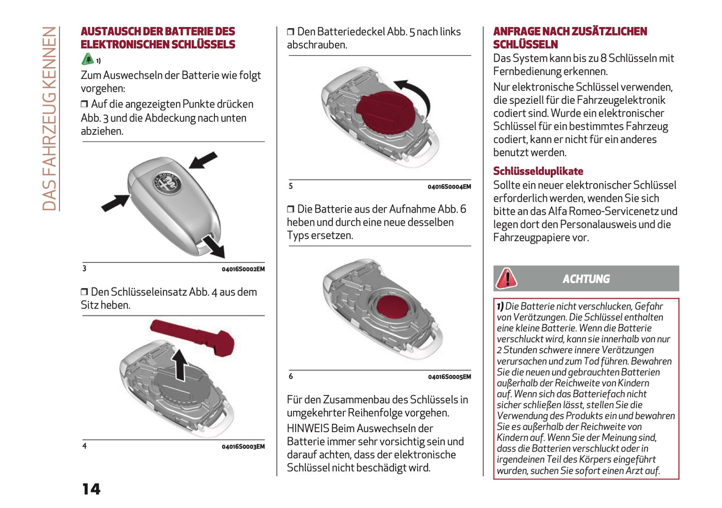 2024-2025 Alfa Romeo Giulia Bedienungsanleitung | Deutsch