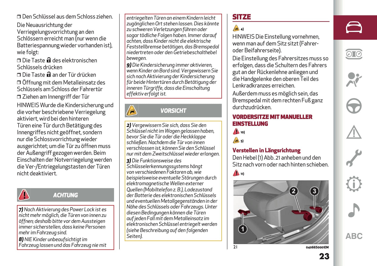 2024-2025 Alfa Romeo Giulia Bedienungsanleitung | Deutsch