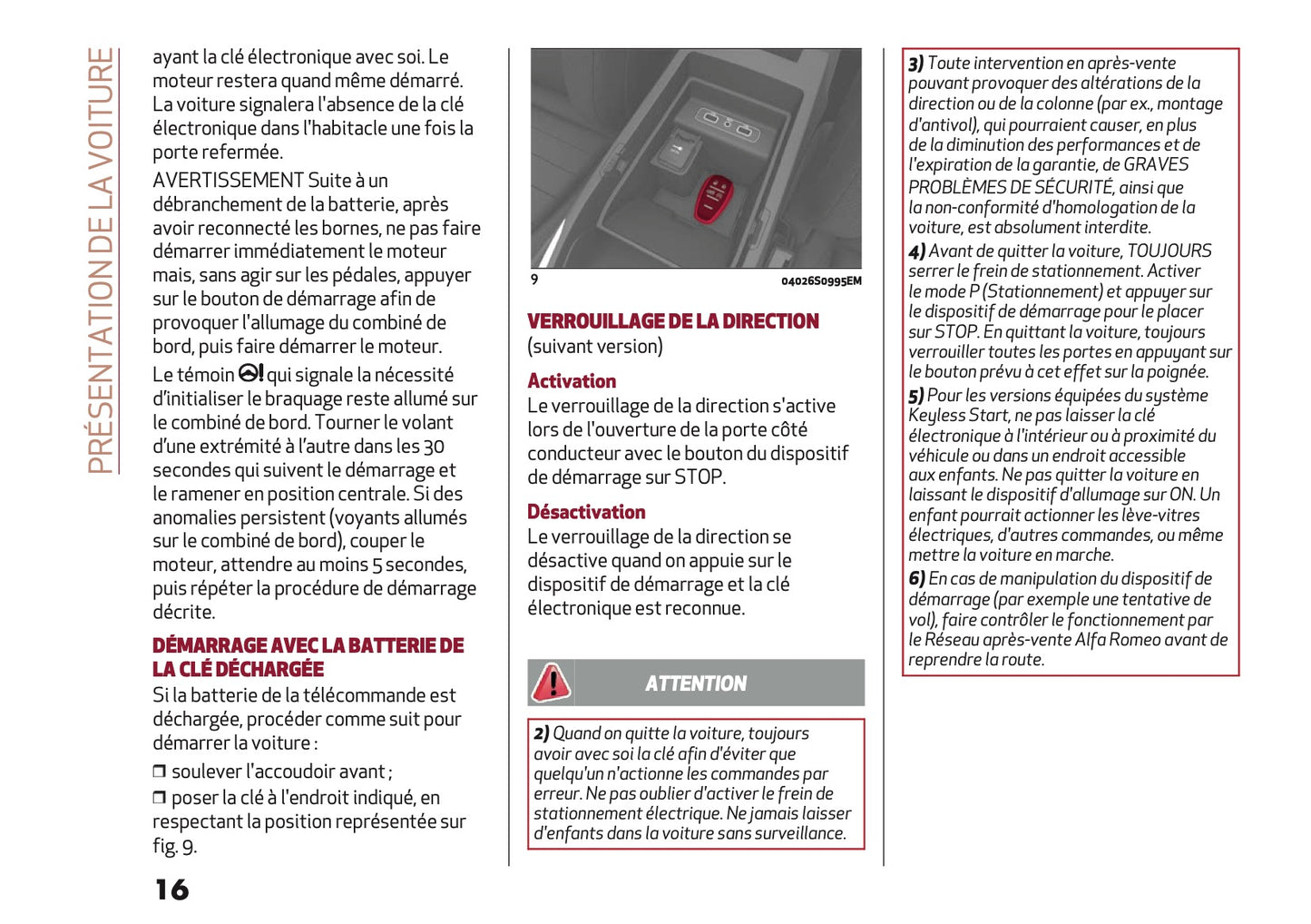 2024-2025 Alfa Romeo Giulia Owner's Manual | French