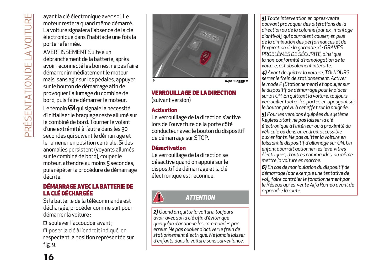 2026 Alfa Romeo Giulia Owner's Manual | French