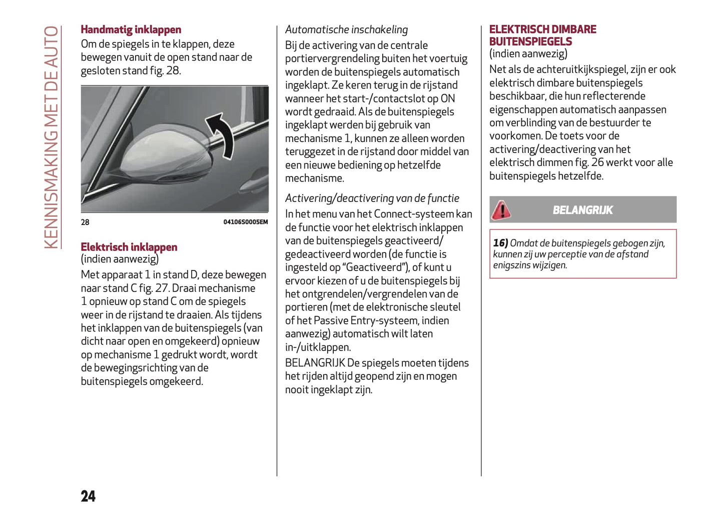 2018 Alfa Romeo Giulia Owner's Manual | Dutch