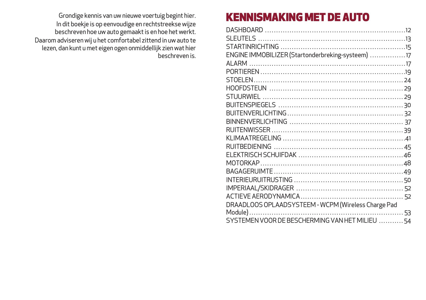 2021-2022 Alfa Romeo Giulia Owner's Manual | Dutch