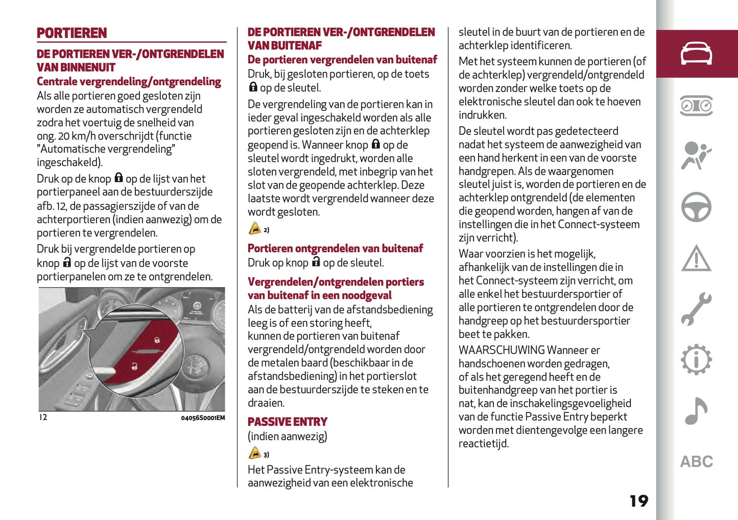 2021-2022 Alfa Romeo Giulia Owner's Manual | Dutch