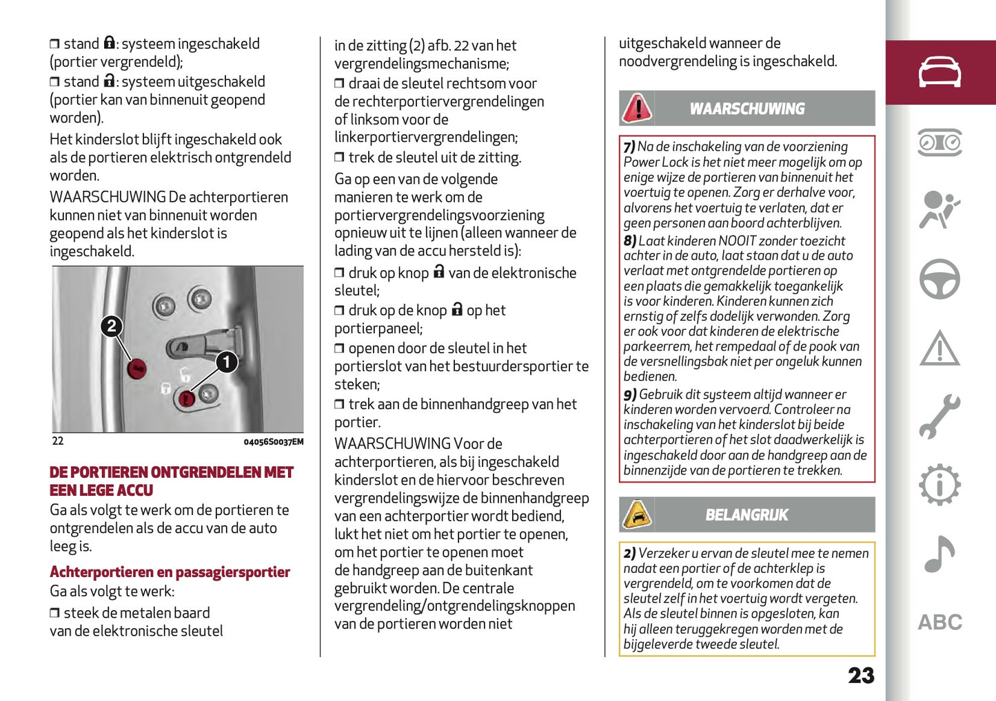 2021-2022 Alfa Romeo Giulia Owner's Manual | Dutch