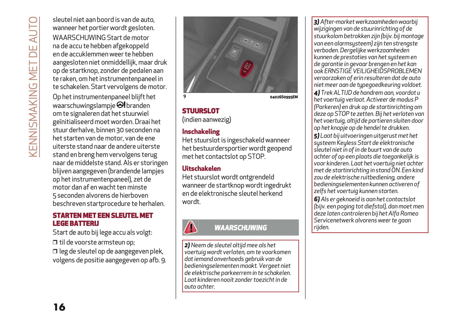 2023 Alfa Romeo Giulia Owner's Manual | Dutch