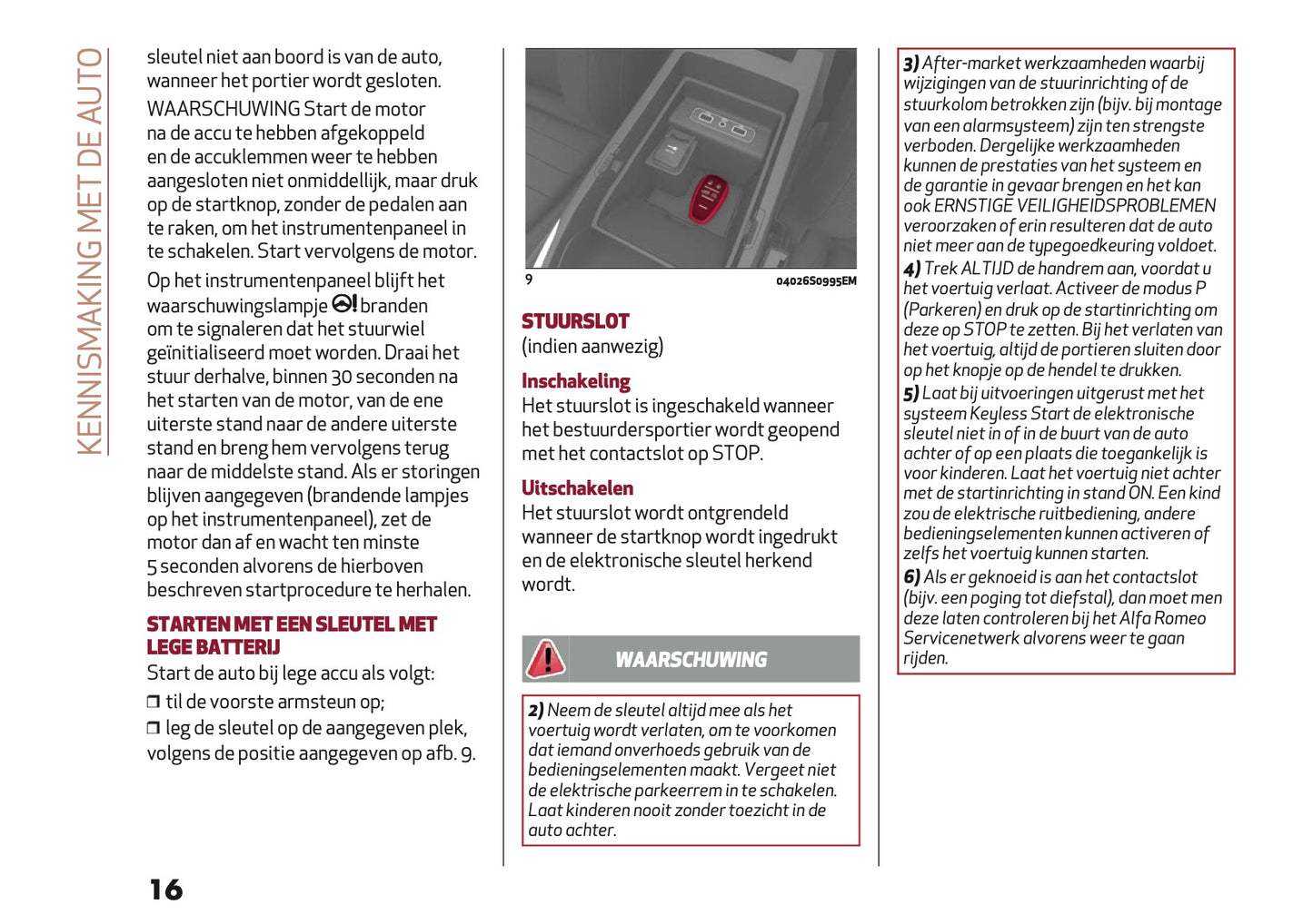 2024-2025 Alfa Romeo Giulia Owner's Manual | Dutch