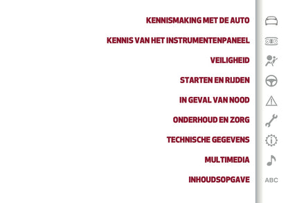 2026 Alfa Romeo Giulia Owner's Manual | Dutch