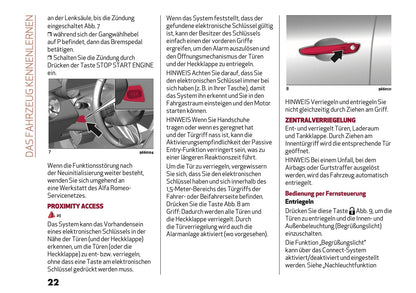 2025 Alfa Romeo Junior Bedienungsanleitung | Deutsch