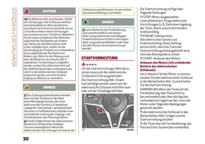 2024-2025 Alfa Romeo Tonale Bedienungsanleitung | Deutsch