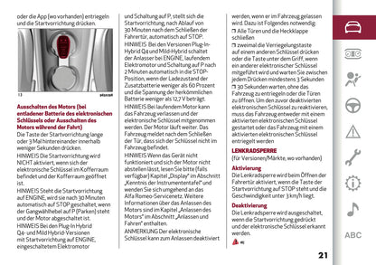 2024-2025 Alfa Romeo Tonale Bedienungsanleitung | Deutsch