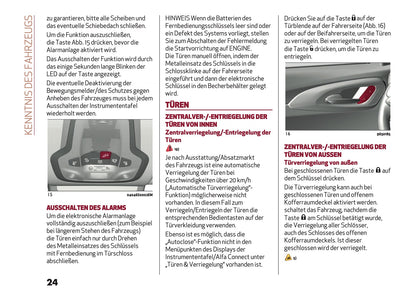 2024-2025 Alfa Romeo Tonale Bedienungsanleitung | Deutsch