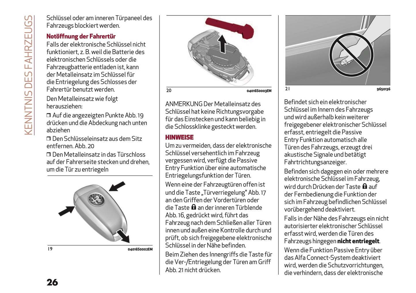 2024-2025 Alfa Romeo Tonale Bedienungsanleitung | Deutsch