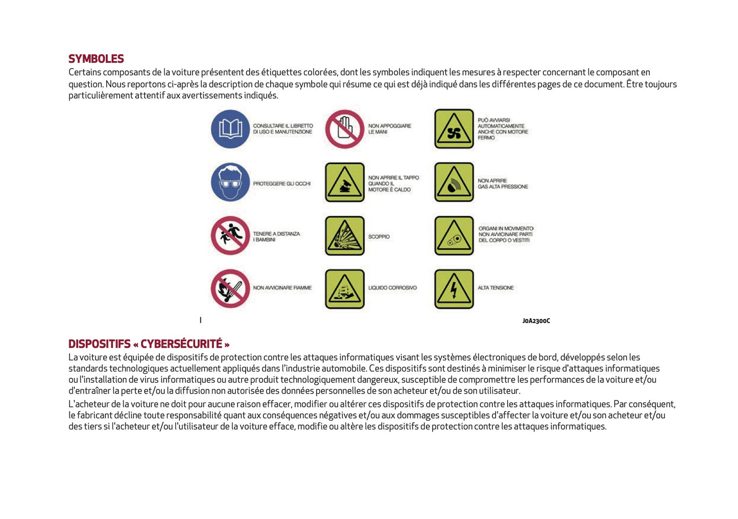 2024-2025 Alfa Romeo Tonale Owner's Manual | French