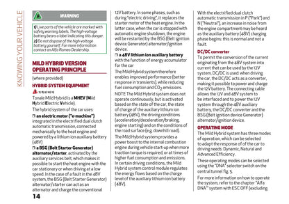 2024-2025 Alfa Romeo Tonale Owner's Manual | English