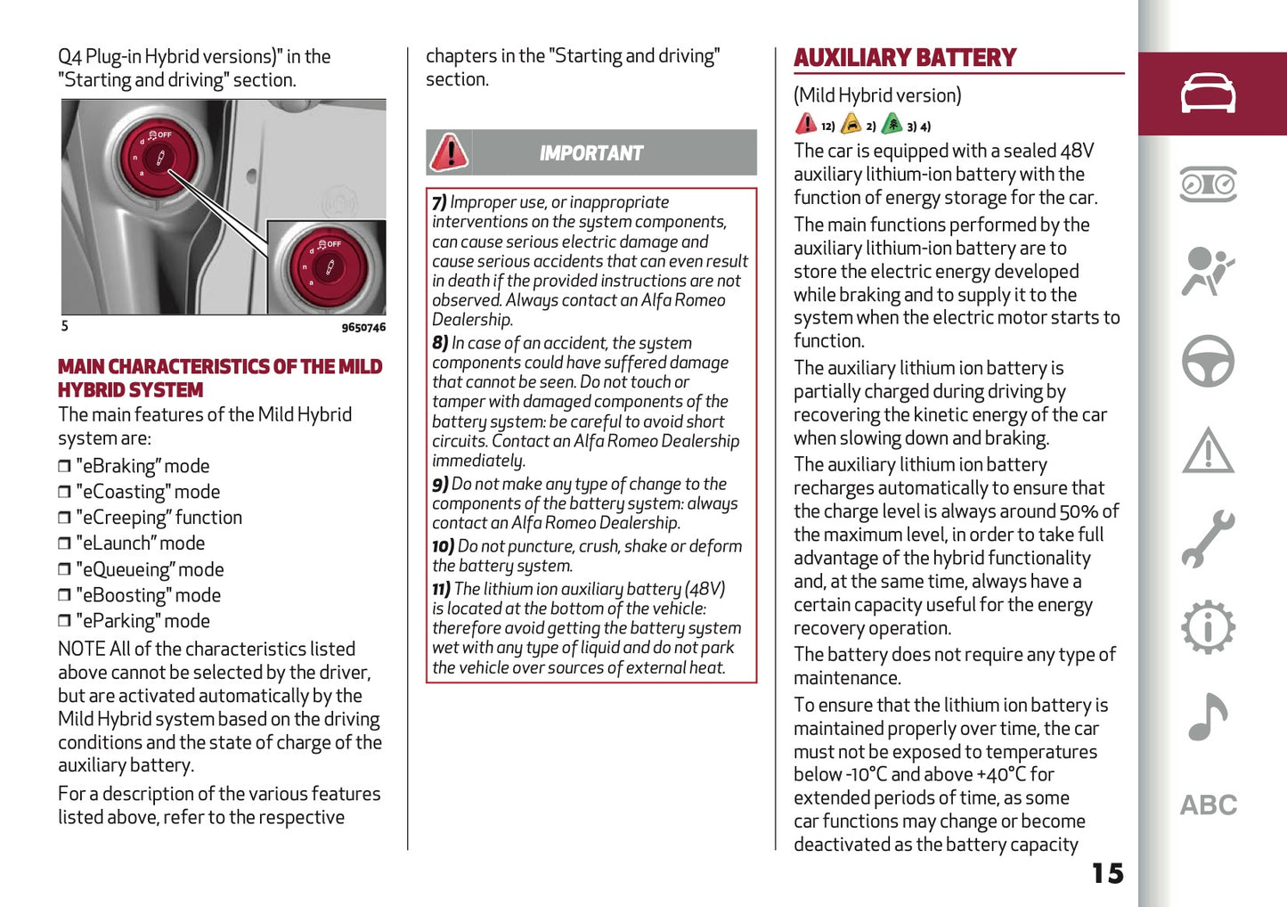 2024-2025 Alfa Romeo Tonale Owner's Manual | English